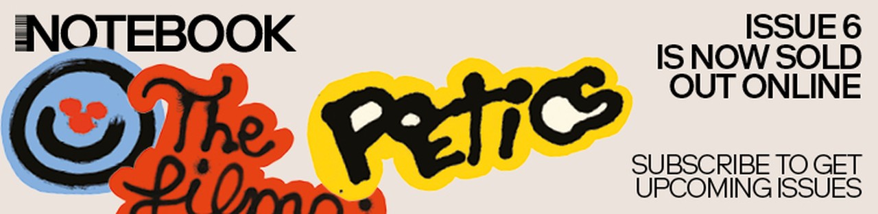 Notebook magazine masthead